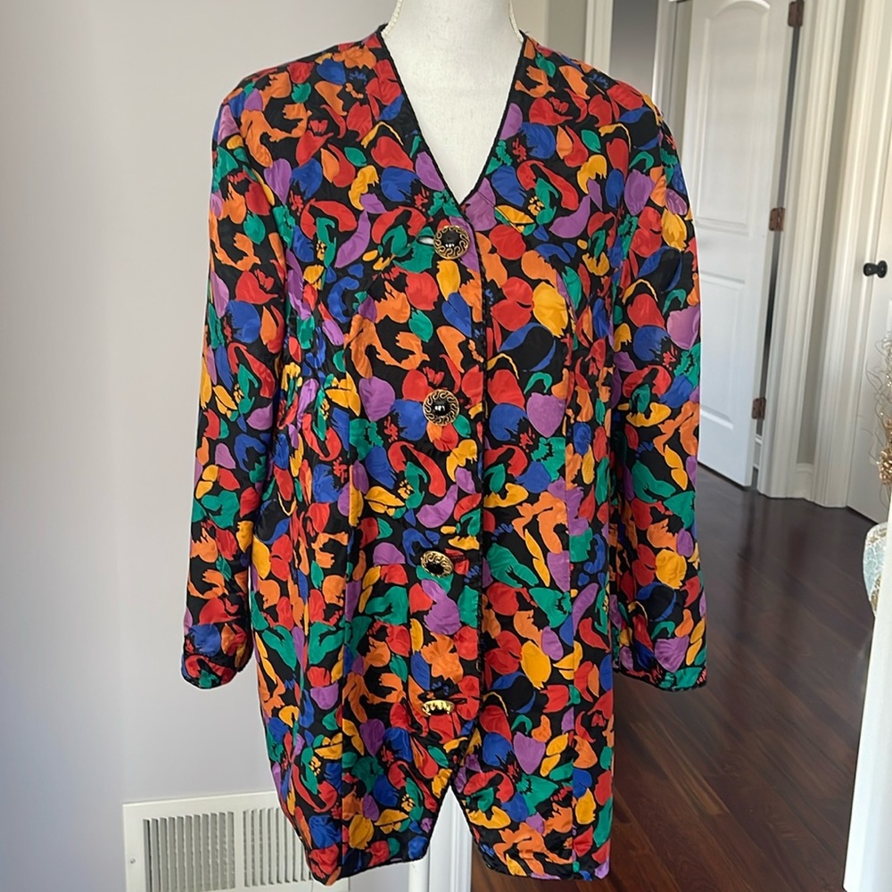 Floral blazer